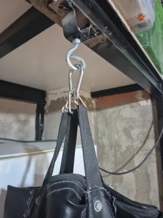 Saco de boxeo negro Baker Sports