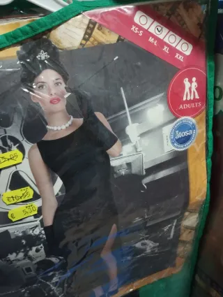 2 Disfraces Mujer Atosa Negro Talla M-L