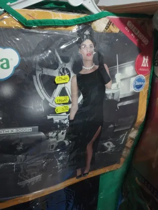 2 Disfraces Mujer Atosa Negro Talla M-L