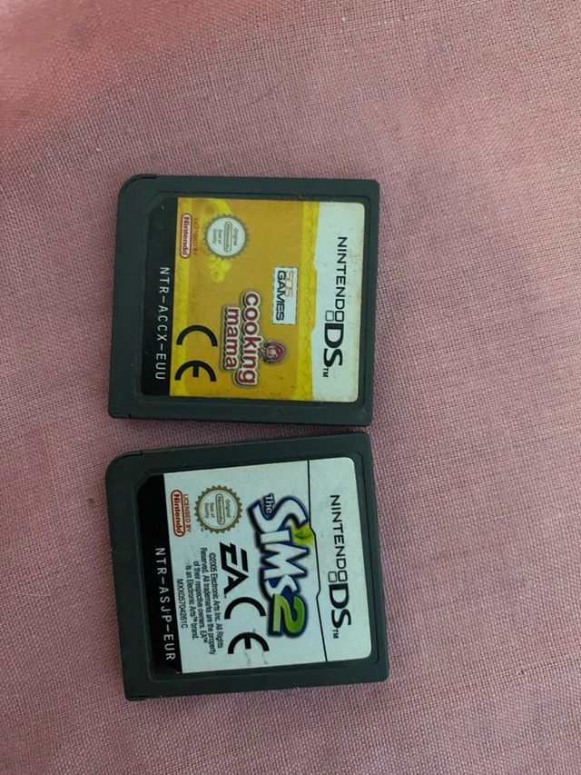 Juegos Nintendo DS: Cooking Mama y Sims 2