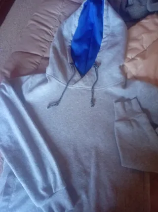 Sudadera  mujer /gris capucha Talla S