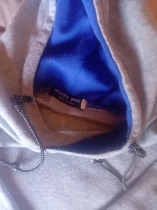 Sudadera  mujer /gris capucha Talla S