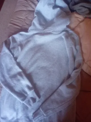 Sudadera  mujer /gris capucha Talla S