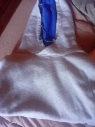 Sudadera  mujer /gris capucha Talla S