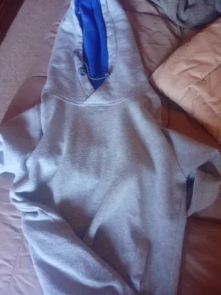 Sudadera  mujer /gris capucha Talla S