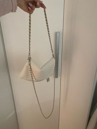 Bolso Misako blanco piel sintética