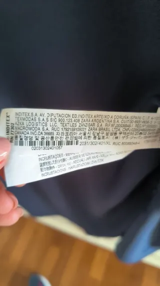 Vestido fiesta midi Zara Talla XL