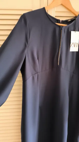 Vestido fiesta midi Zara Talla XL