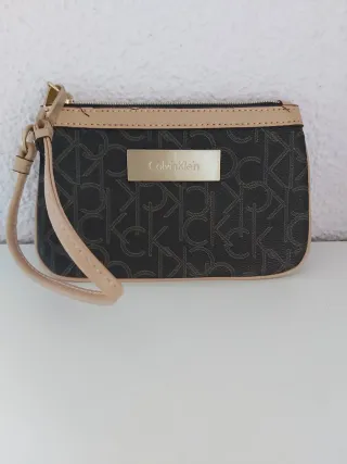 Cartera Calvin Klein Mujer Marrón y Beige