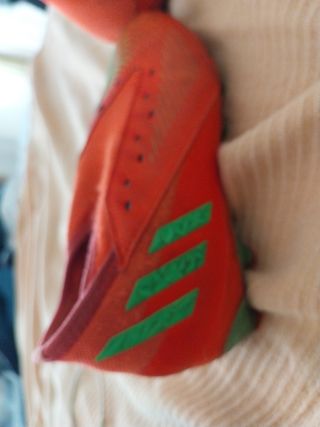 Zapatillas de fútbol Adidas Naranja y Verde