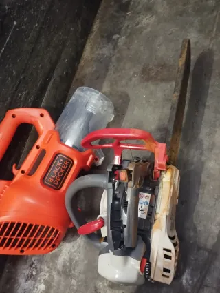 Motosega a motore e soffiatore Black+Decker