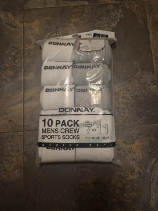 10 Pares Calcetines Deportivos Hombre Donnay