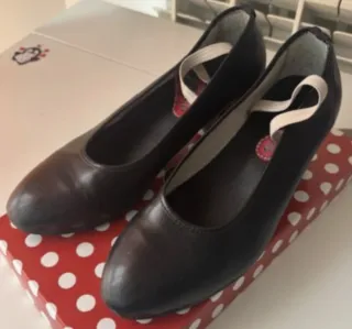 Zapatos Flamenco Infantiles Negros/Talla 35