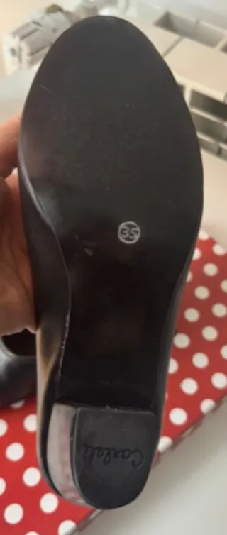 Zapatos Flamenco Infantiles Negros/Talla 35