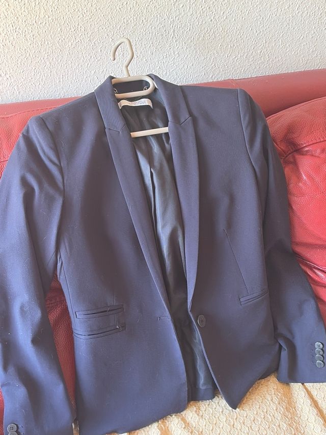 Blazer azul marino Mango Talla S