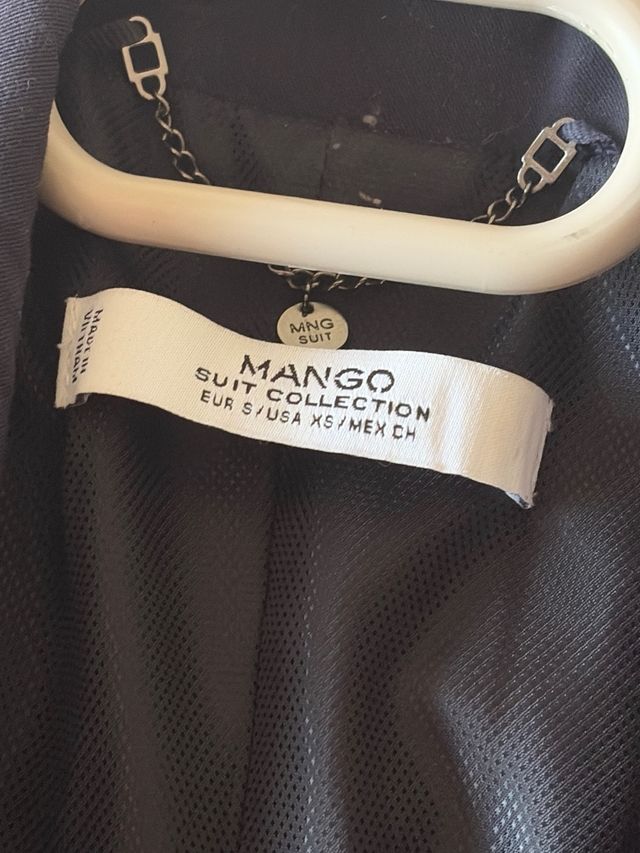Blazer azul marino Mango Talla S