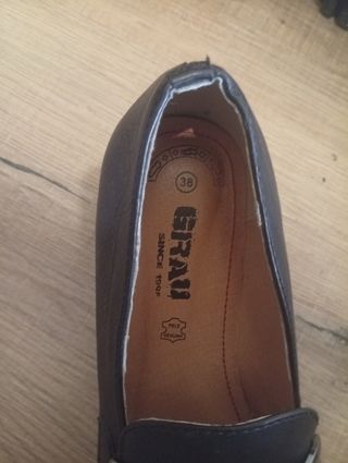 Zapatos plataforma GRAU negros talla 38
