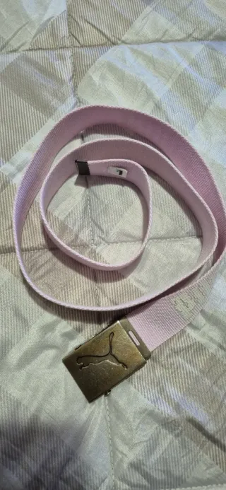 Cintura Puma Rosa con Fibbia