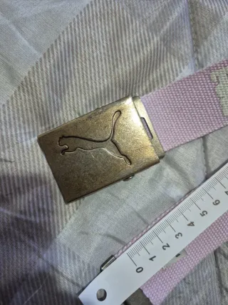 Cintura Puma Rosa con Fibbia