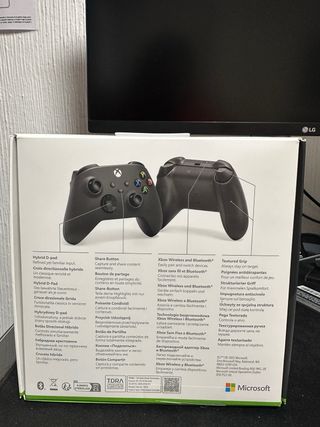 Caja vacía mando Xbox Series X Carbon Black