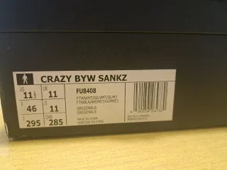 Adidas Crazy BYW Sankz FU8408 Taglia 46
