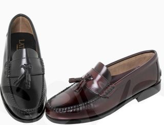 Mocasines de piel con borlas