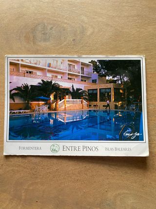 2 Cartoline Vintage Hostal Entre Pinos Formentera