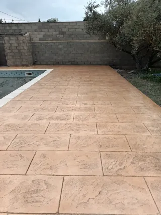 Pavimento decorativo imitación piedra