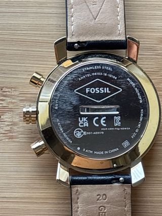 Orologio Fossil Nero e Oro
