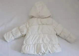 Parka crema niña 24-36 meses