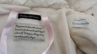 Parka crema niña 24-36 meses