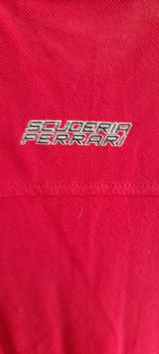 Polo Ferrari Rojo Talla M