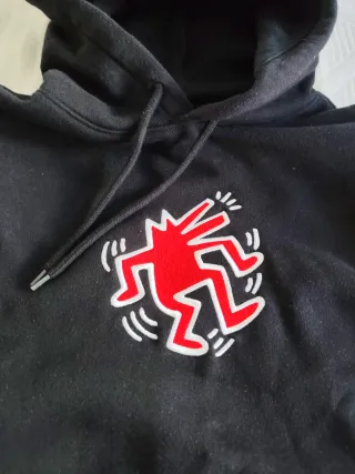 Sudadera Keith Haring Negra