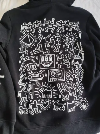 Sudadera Keith Haring Negra