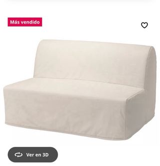 Ofertón sofá Cama Ikea Lycksele Lovas Funda Verde