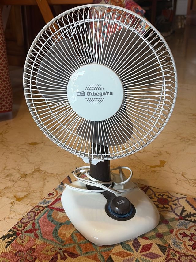 Ventilador Orbegozo blanco pequeño