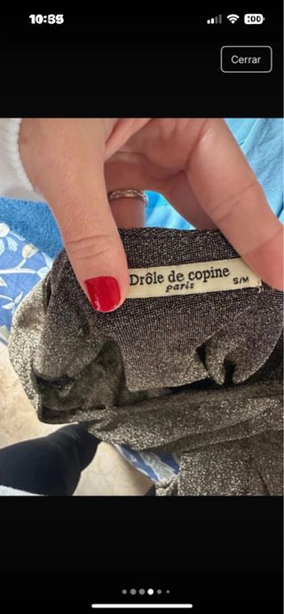 Vestido de fiesta dorado y verde