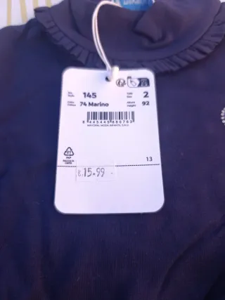 Camiseta Mayoral cuello alto talla 2