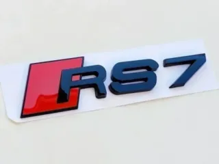 Logo Emblema Audi RS7 Pegatina de Maletero
