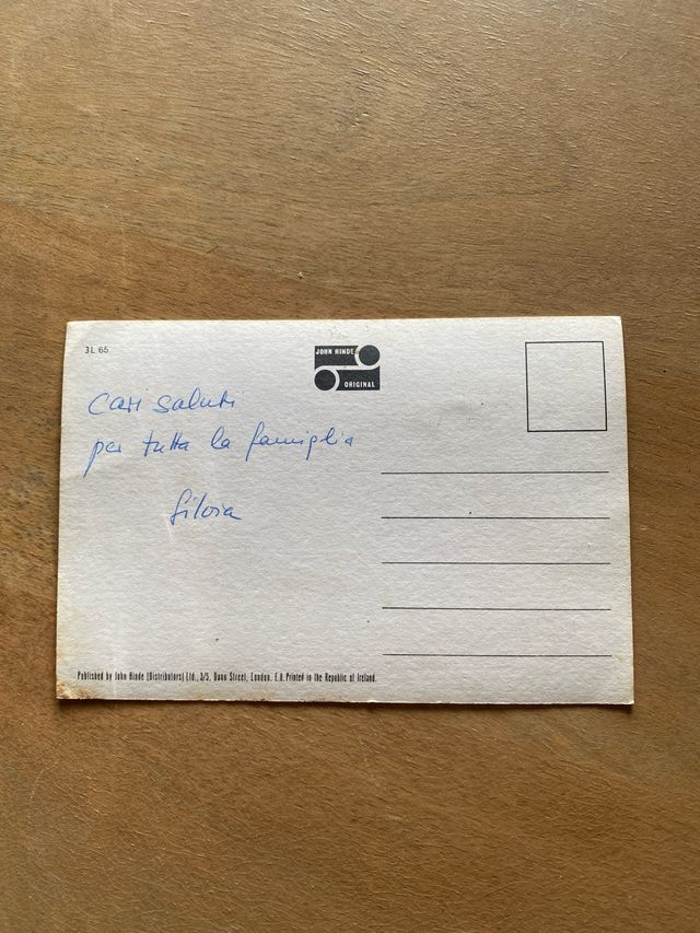 Cartolina vintage Piccadilly Circus Londra