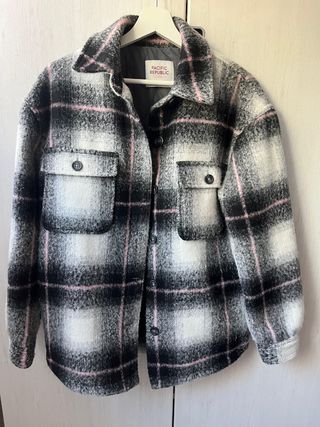 Chaqueta cuadros Pull&Bear