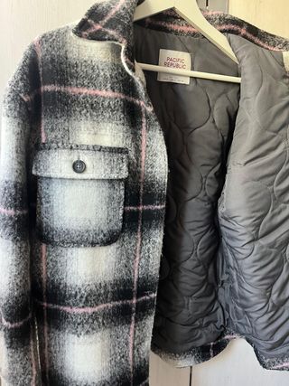 Chaqueta cuadros Pull&Bear