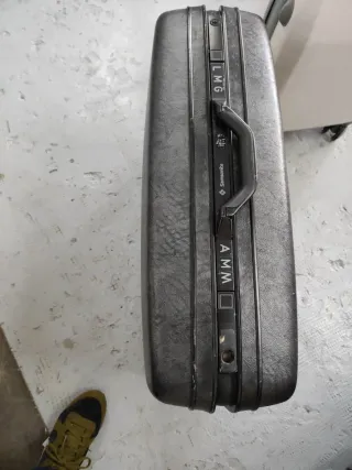 Maleta Rígida Vintage Samsonite Gris Oscuro