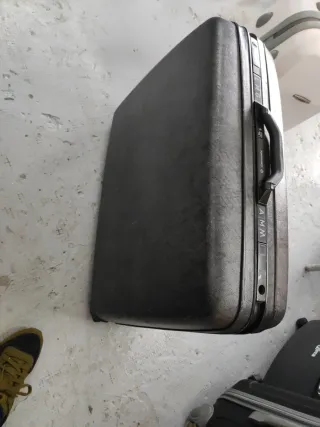 Maleta Rígida Vintage Samsonite Gris Oscuro