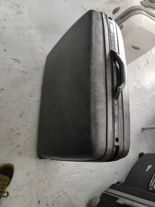 Maleta Rígida Vintage Samsonite Gris Oscuro