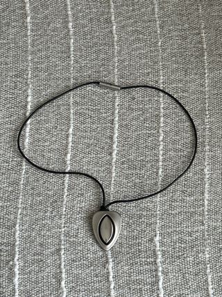 Collar Viceroy Fashion Hombre Plata y Negro