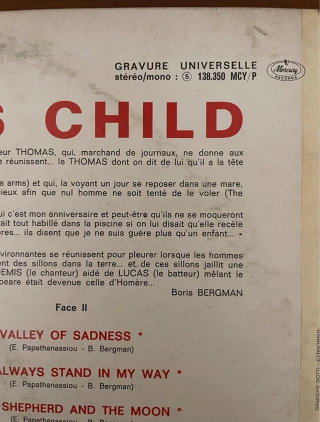 Vinile Aphrodite's Child - End of the World