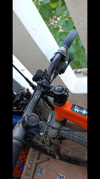 Bicicleta MTB Rockrider Naranja
