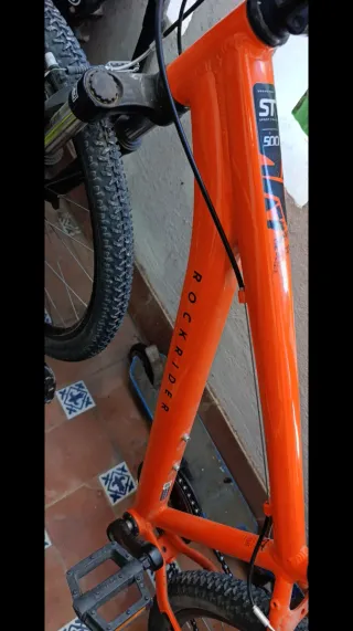 Bicicleta MTB Rockrider Naranja