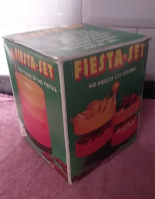 Set Aperitivos Vintage Plástico